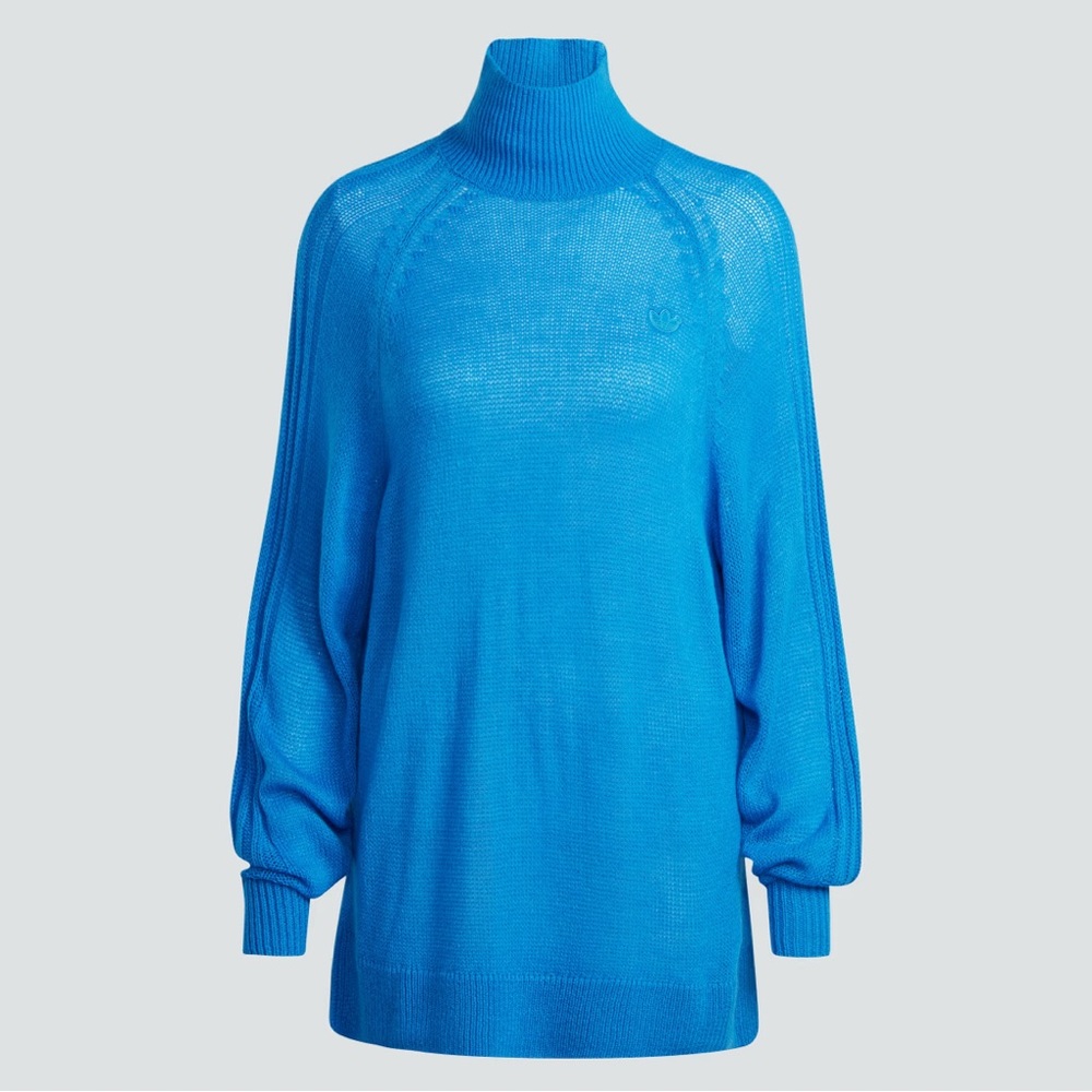 NWT Adidas Originals Blue Version Knit Sweater